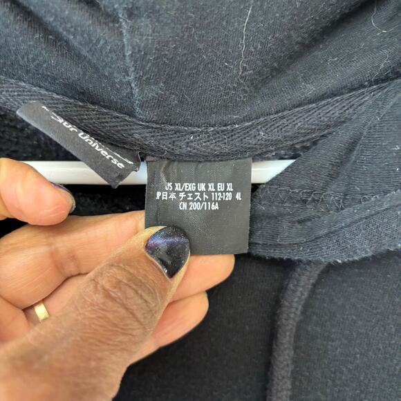 Marvel Black Panther Wakanda Forever Hoodie Colorblock Tribal XL Comics Super - Picture 10 of 16